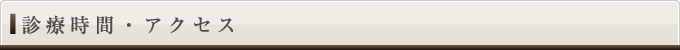 診療時間・アクセス